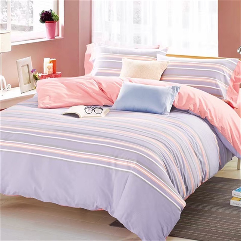 Cotton/Polyester Bedding Sets with Bedsheet, Comforter, Pillowcases