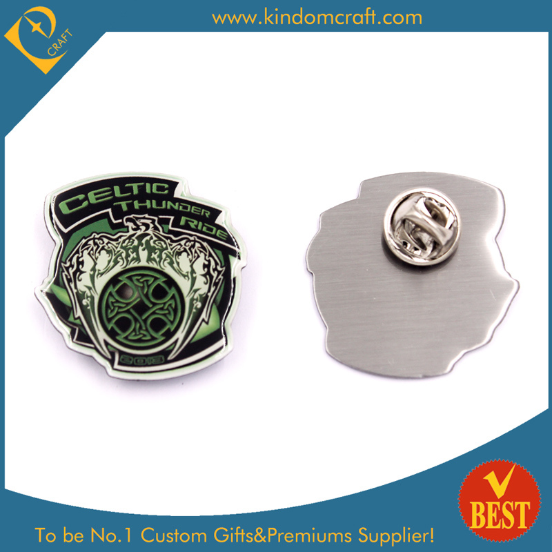 China Cheap Cutom Stainless Steel Cmyk Printing Lapel Pins/Badges for Promotion