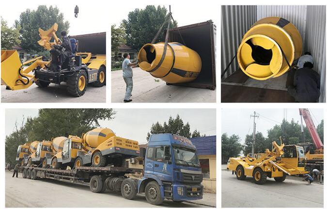 Haiqin Brand Self Loading Mobile Concrete Mixer Truck (HQ400) for Sale