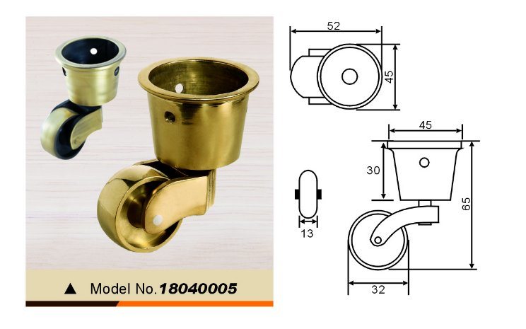 Brass Castor for Bed for Sofa for Piano 18040005