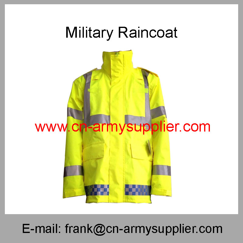 Reflective Raincoat-Security Raincoat-Traffic Raincoat-Police Raincoat-Duty Raincoat-Military Raincoat