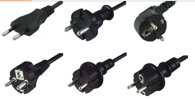 Europe / Australia / Japan / UK/ USA Plug Power Cord