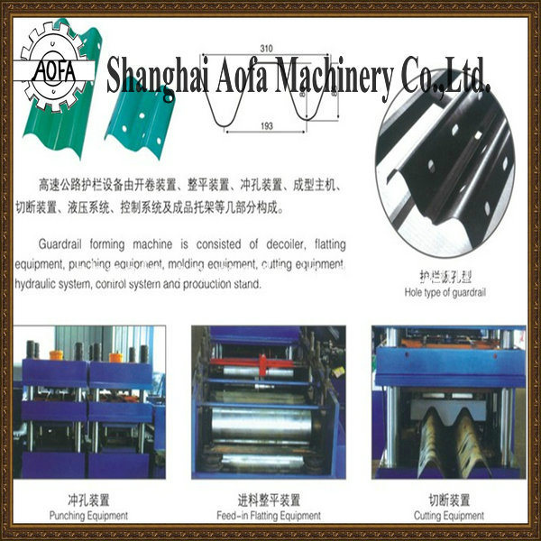 High Promotion Highway Guardrail Roll Forming Making Machine Driven Well