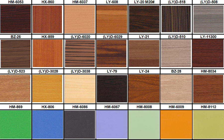 HPL Teak Color Wooden Furniture Office Executive Desk (HX-5DE248)