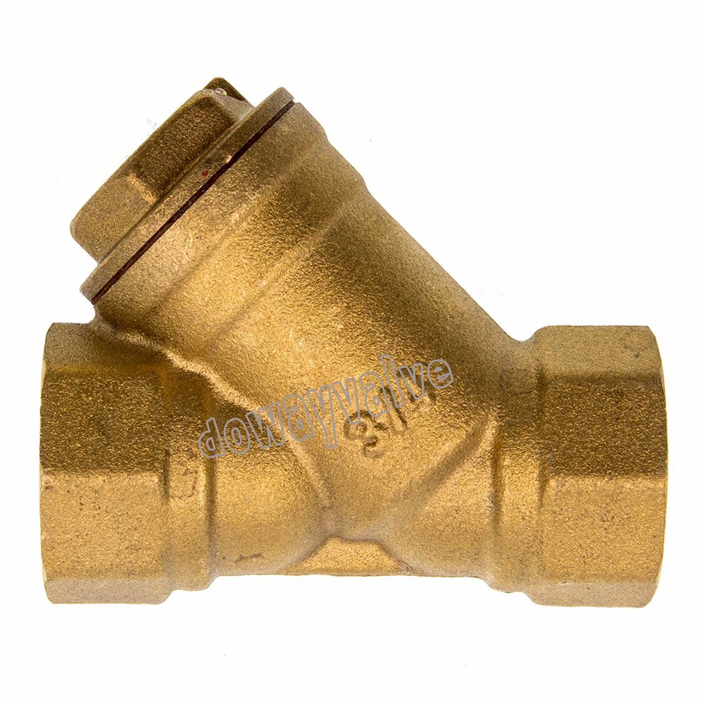 2 Inch Forged Brass Strainer with Stainless Steel Filter
