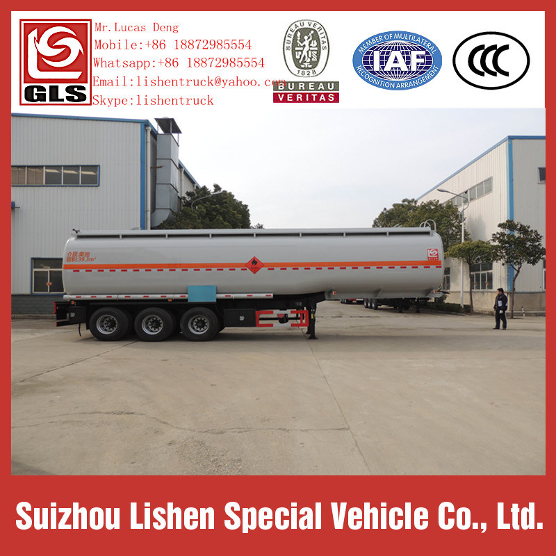 Oil Semi Tariler 40000L China Price Good Quality Tri Axles Fuel Tanker Truck Trailer