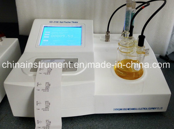 Automatic High Senstive ASTM D6307 Columetric Karl Fischer Titrator