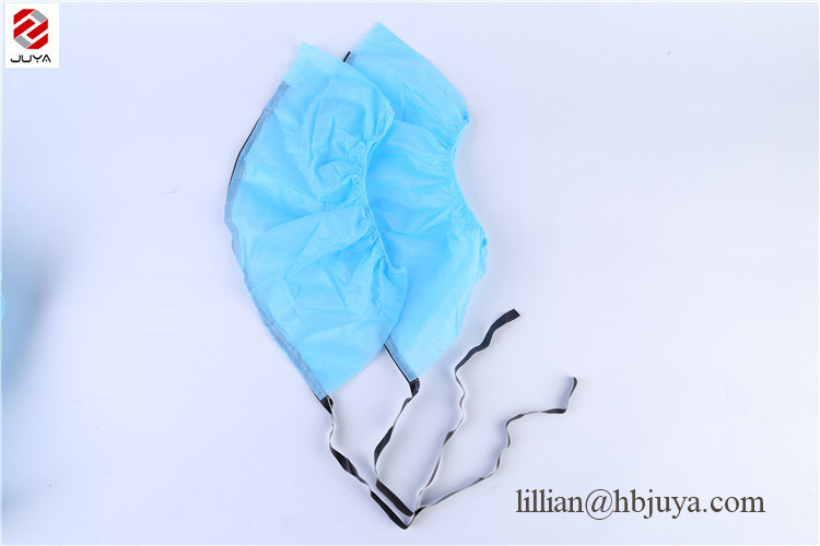 High Quality Disposable for Nonwoven Cleanroom Medical Industry Domesic Antislip Antistatic Shoe Cover with Conductive Band