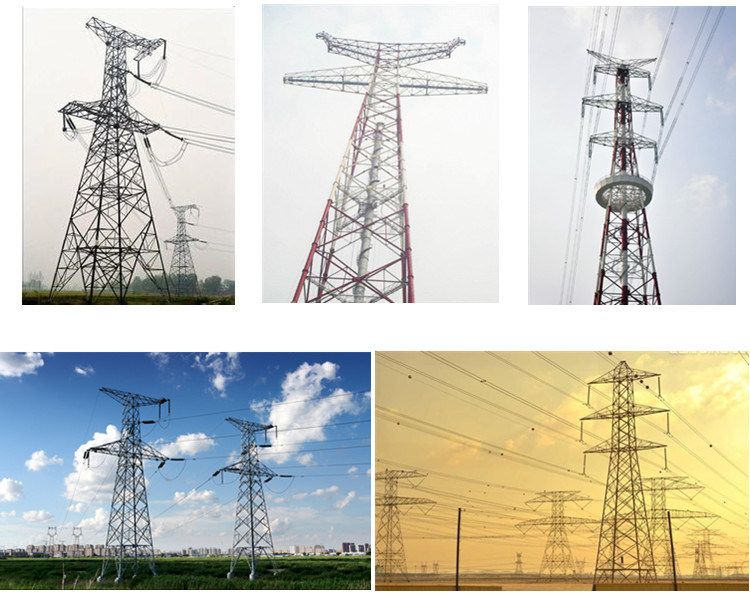 132kv Steel Power Transmission Line Tower