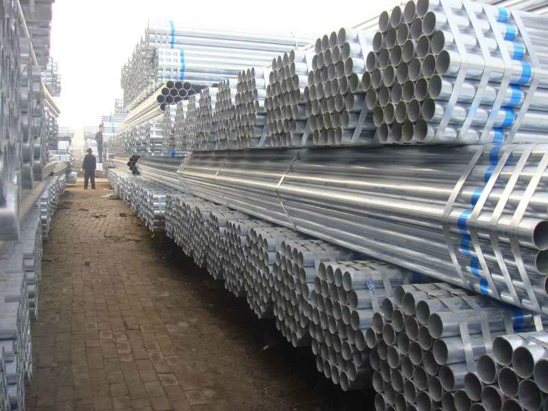 Galvanized Steel Pipe Galvazined Steel Tube Hot Dipped Galvanized Round Steel Pipe for Water and Construction