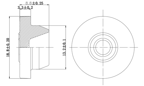 20mm Butyl Rubber Stopper for Pharmaceutical Injection Vial