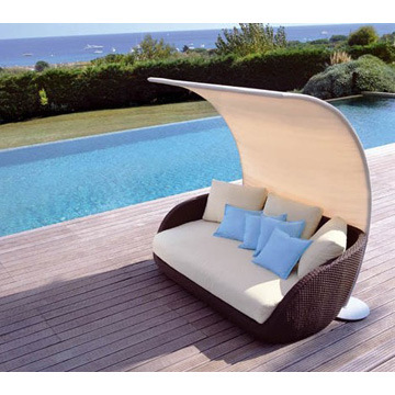 Rattan Beach or Pool Daybed Home Furniture (Cl-1020)