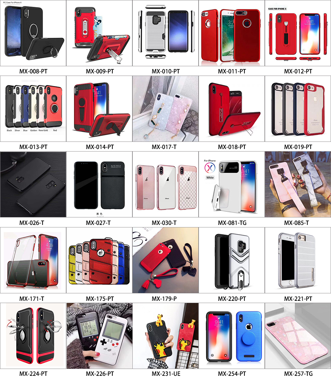 Armour PC + TPU Mobile Back Cover Cell Phone Case for iPhone/Samsung/Huawei/Nokia/Moto/LG