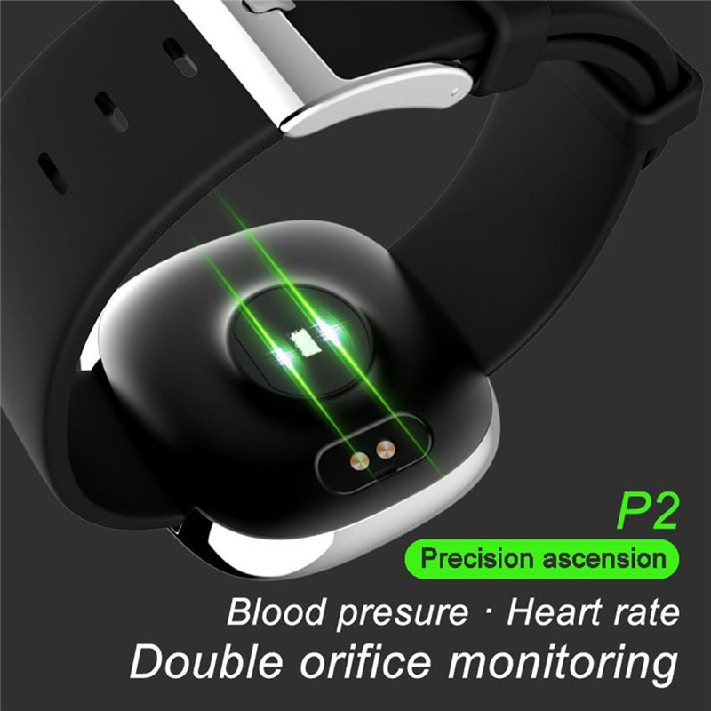 P2 Heart Rate/Blood Pressure Fitness Tracker Smart Watch Bracelet