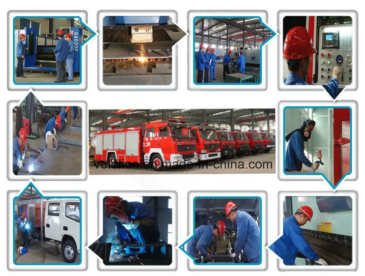 Foton 4X2 1500L Water Tank Fire Fighting Truck