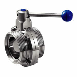 Sanitary Ss304/Ss316 Welded Butterfly Valve