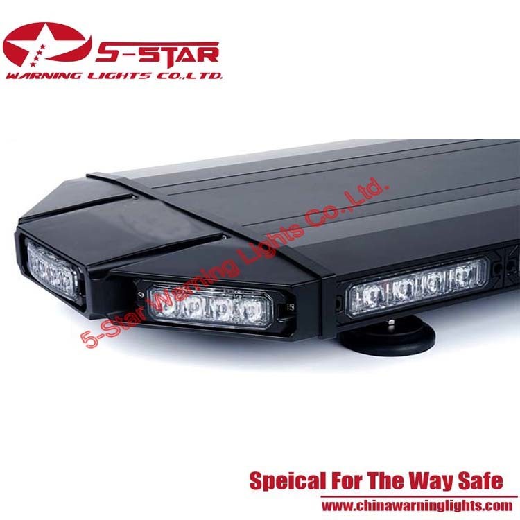 Round Caps LED Emergency Warning Light Bar