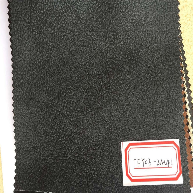 Synthetic PU Leather for Furniture Making Hx-F1701