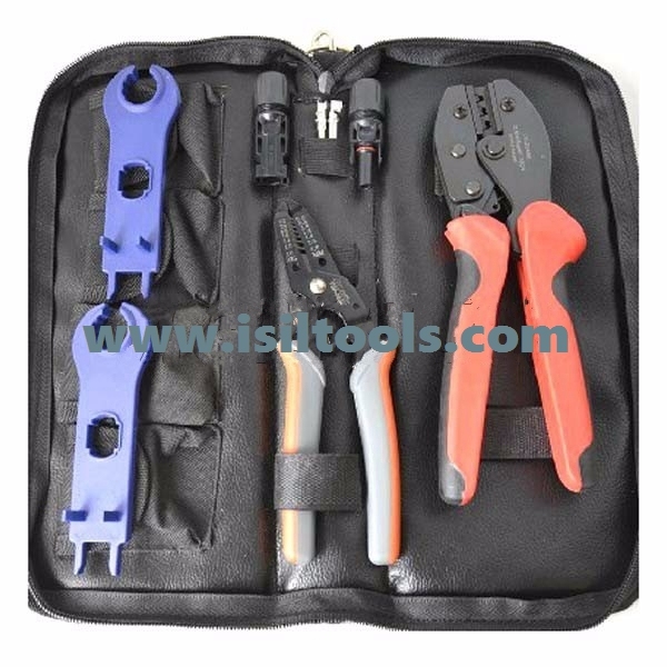 Igeelee Crimping Kits Fspv-1b Solar Panel PV Cables (2.5-6.0mm2) , Solar Press Plier and Wire Stripper