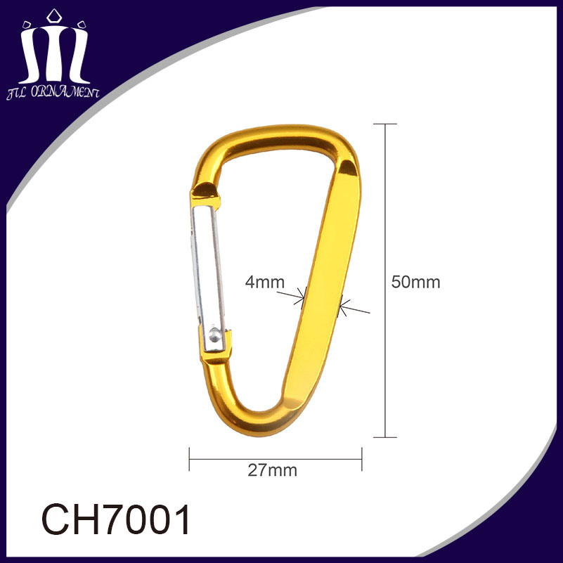 High Quality Alumnium Gourd Shape Bag Carabiner Hook