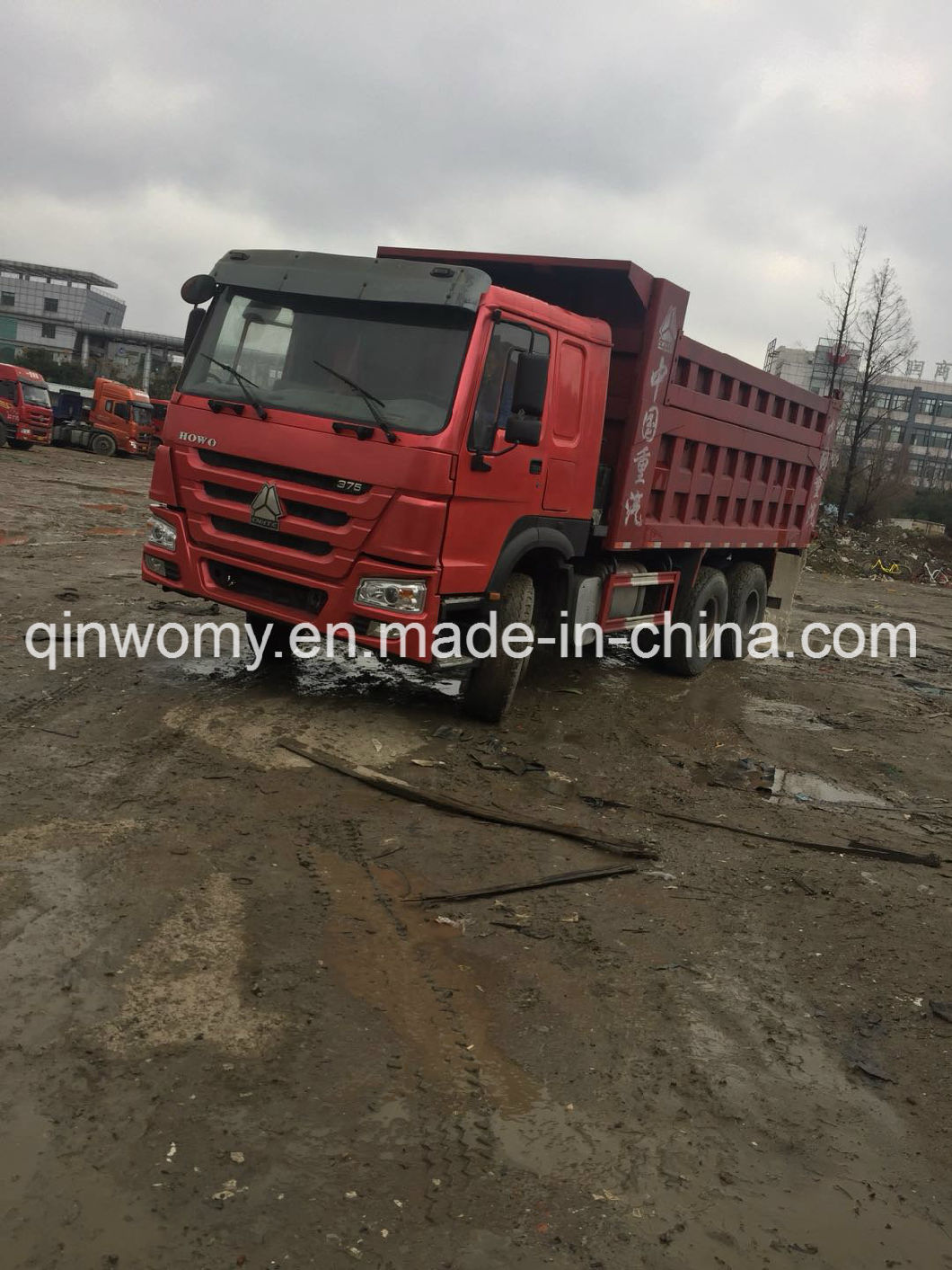 10wheels 17m3 HOWO Sinotruk Dump Truck for Guina Market