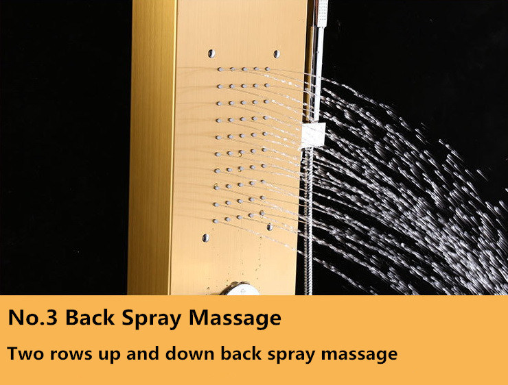 Thickening Anti-Corrosion Easy to Clean Wall-Mounted Spray Rain Shower