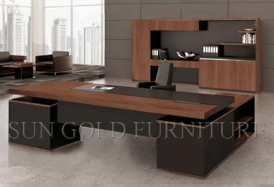 Wood Office Furniture Modern Large Executive Desk (SZ-OD294)