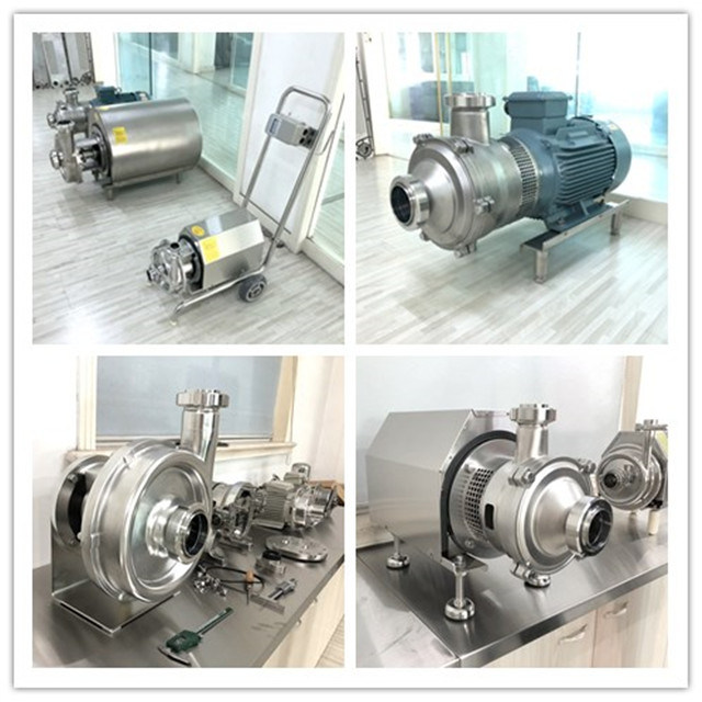 SS304/SS316L Stainless Steel Sanitary Food Grade Pressure Self-Priming Pump