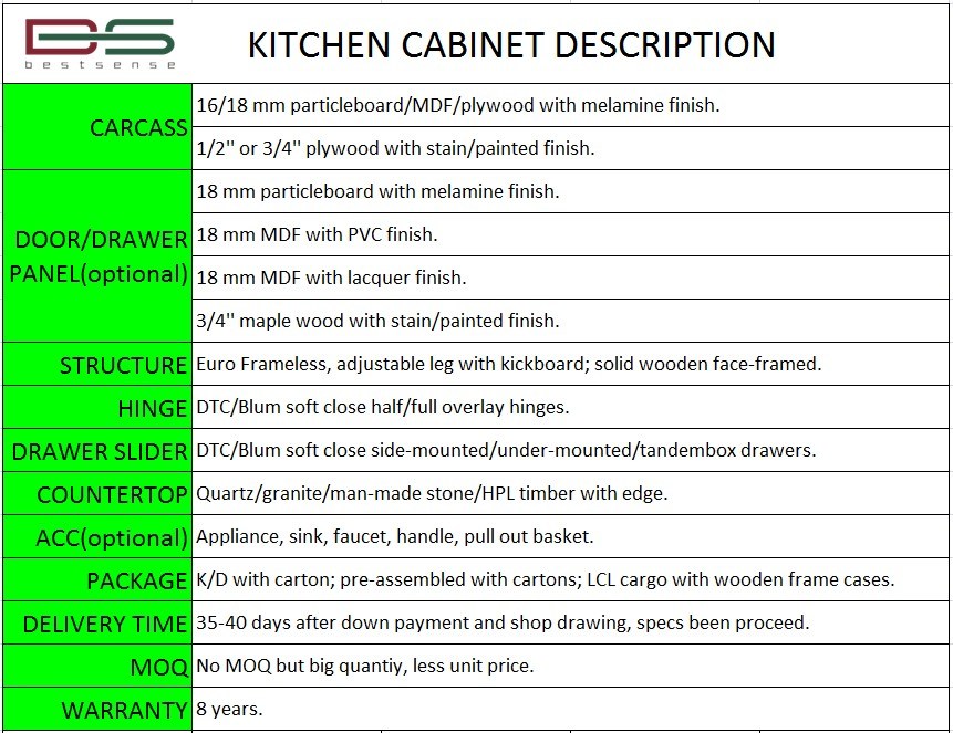 High End Back Display Concept Matte Kitchen Cabinet