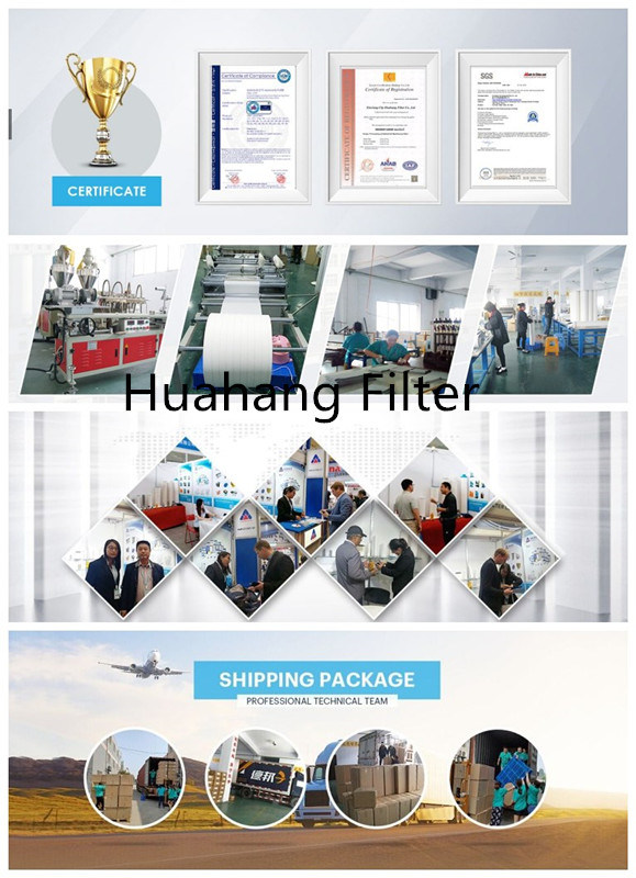 Aluminium Frame Deep Pleat Air Purifier HEPA Filter H13/H14