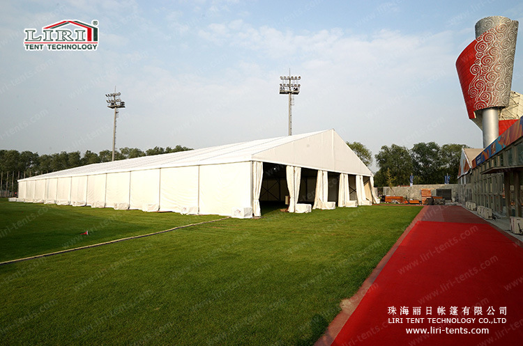 Warehouse Tent Used as Logistics Park