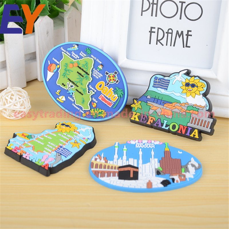 Soft PVC Fridge Magnet Decorate Home Souvenirs