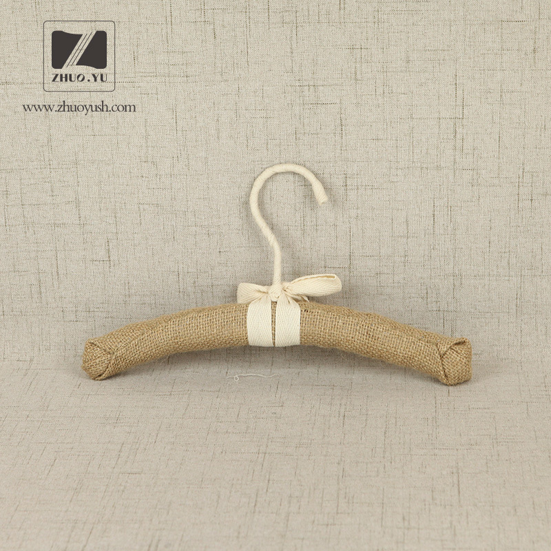 Natural Linen Padded Cloth / Coat Hanger for Children