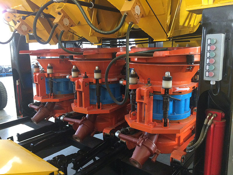 Yunlihong Ylh-21 Automatic Feeding 21 Cbm Per Hour Dry Shotcrete Machine