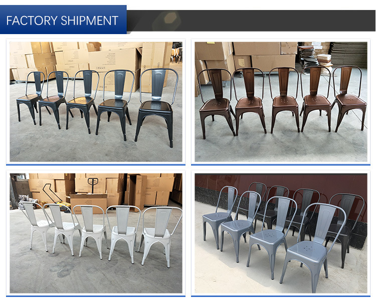 China Cheap Solid Restaurant Dining Metal Chair