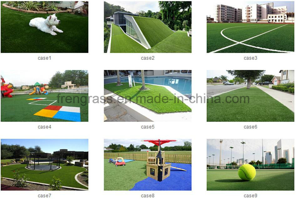 Four Color Anti-UV Home Garden Artificial Turf