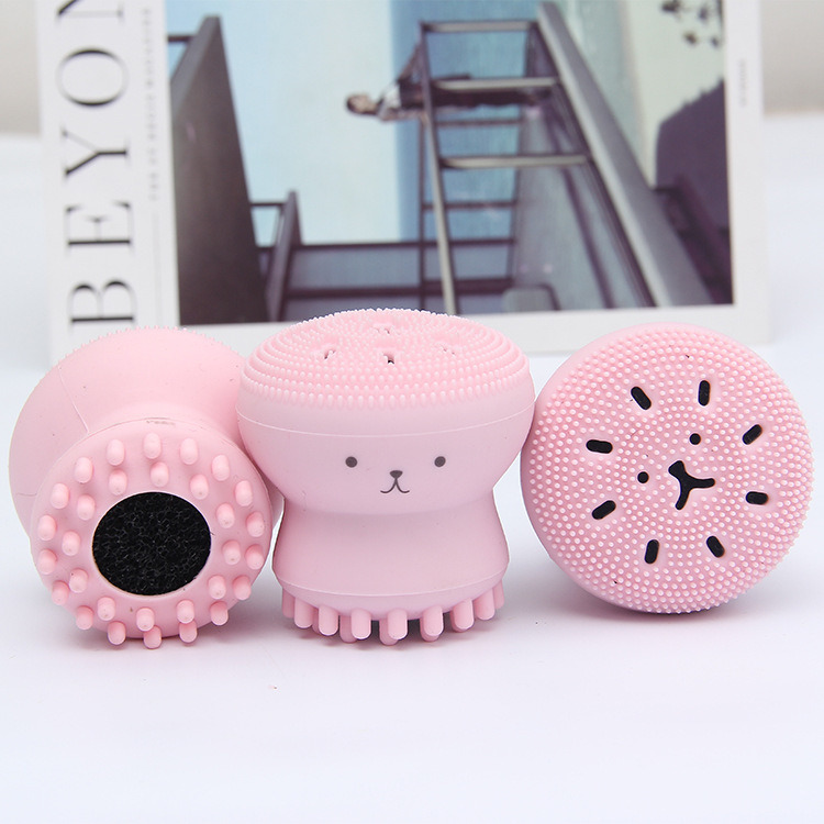 New Design Cleaning Facial Brush Silicone Face Washing Tool, Silicone Facial Washing Brush