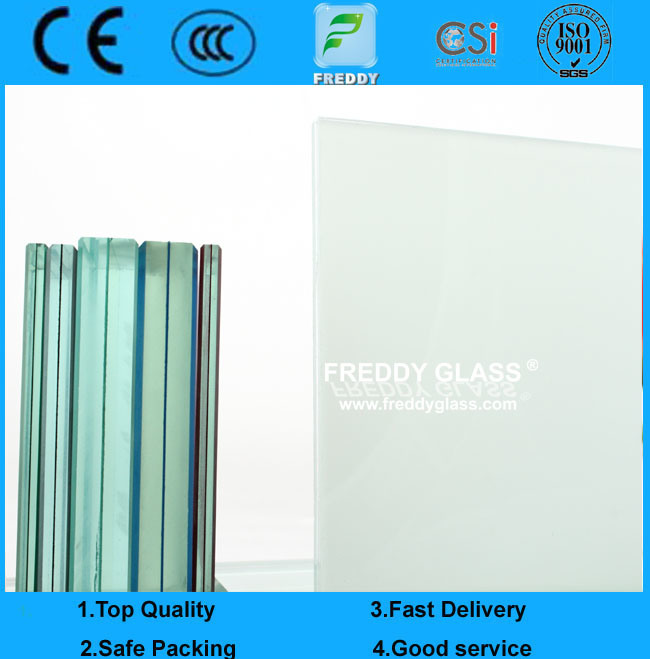 Green Toughened /Tempered Laminated Glass