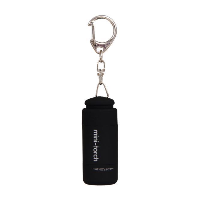 Mini Waterproof USB Rechargeable LED Torch Keychain Flashlight