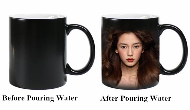 Customize Sublimation Magic Cup Mug Color Changing Ceramic Promotional Mug