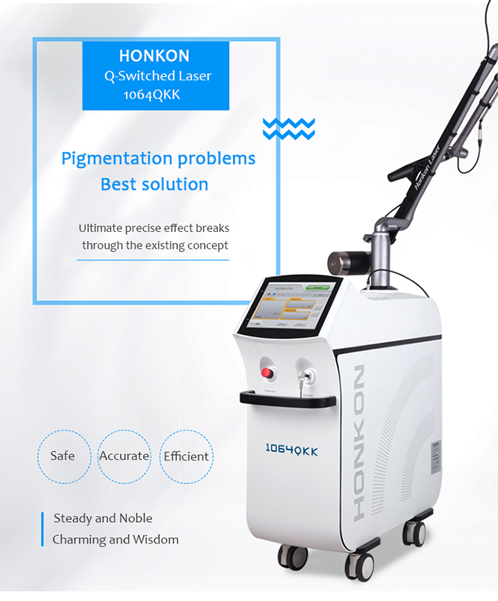 Honkon Tattoo Removal Q-Switched ND YAG for Beauty Salon Equipment