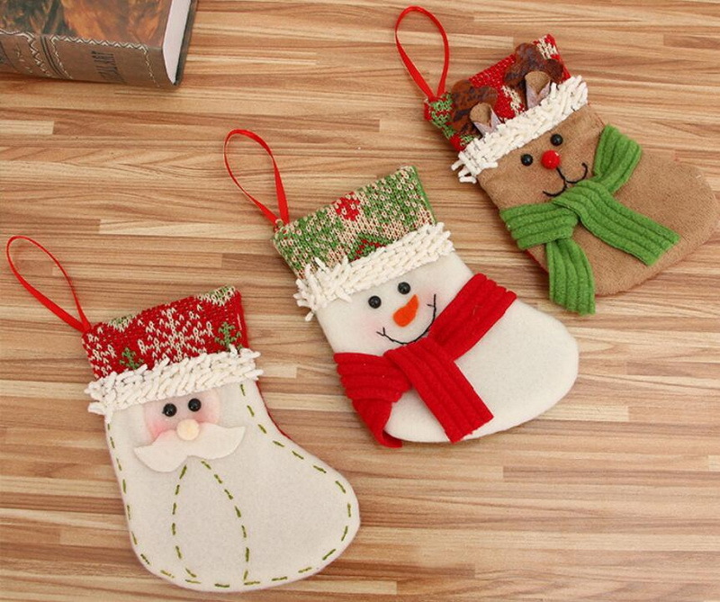 Mini Christmas Stocking for Decoration