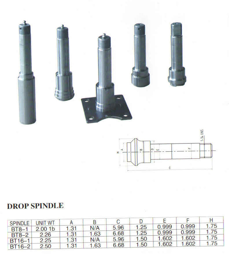 OEM Trailer Parts Drop Axle Forging Spindle