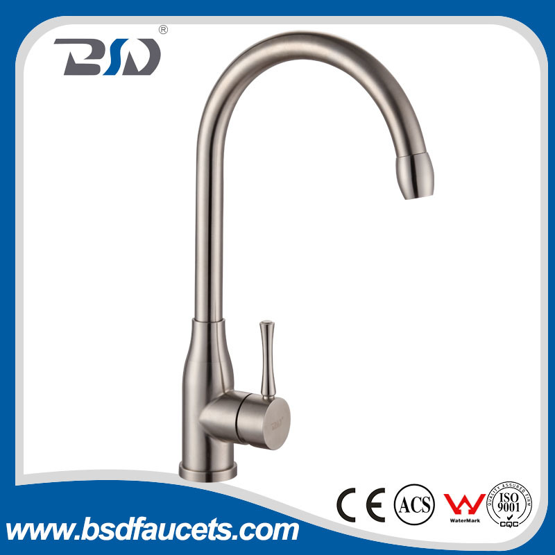 Kitchen Sink Basin Lead-Free 304 Stainless Steel Mixer Tap Faucet