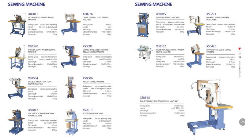 Xs0014 a Type Outside Sewing Machine