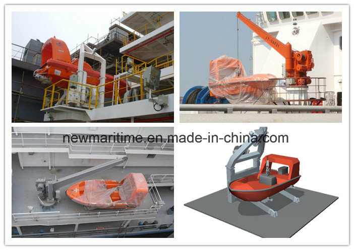 FRP Certificate Fast Rescue Boat 6 Meters Length with The Equivalent Crane