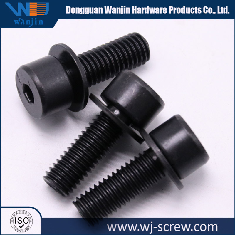 OEM Black Carbon Steel Round Head Hexagonal Hole Screw Bolt