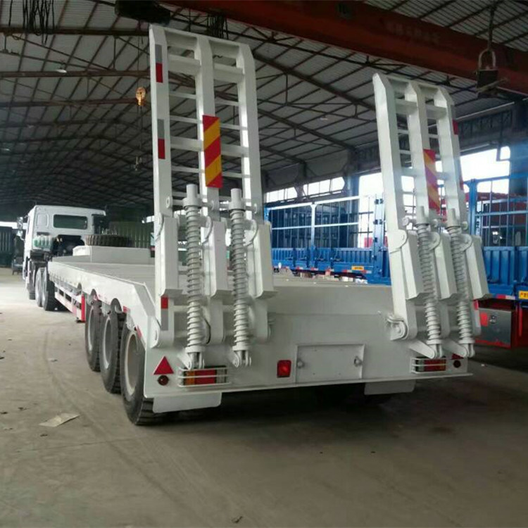 China Cheap 2 Axle/3 Axle Low Bed Semi Trailer