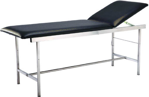 Hb-40-2 Medical portable Stainless Steel Semi-Fowler Examination Bed
