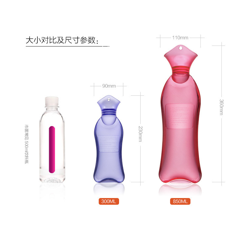 PVC-Made Good Shape Hot Water Bag with Ce and ISO